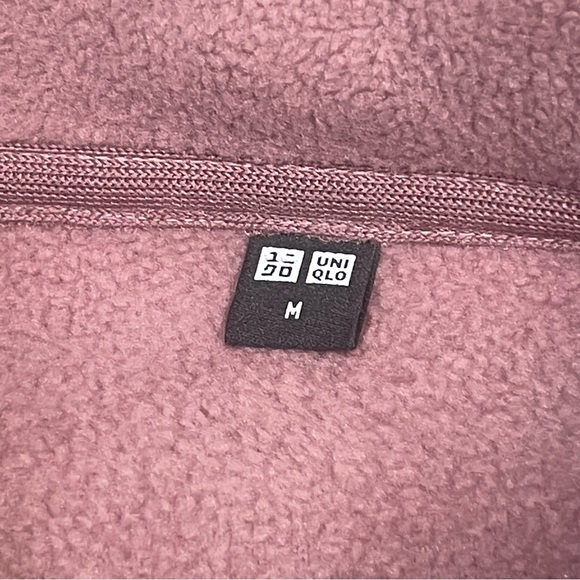 Uniqlo Men's Maroon Fleece Jacket BNWT size M - Picture 3 of 10